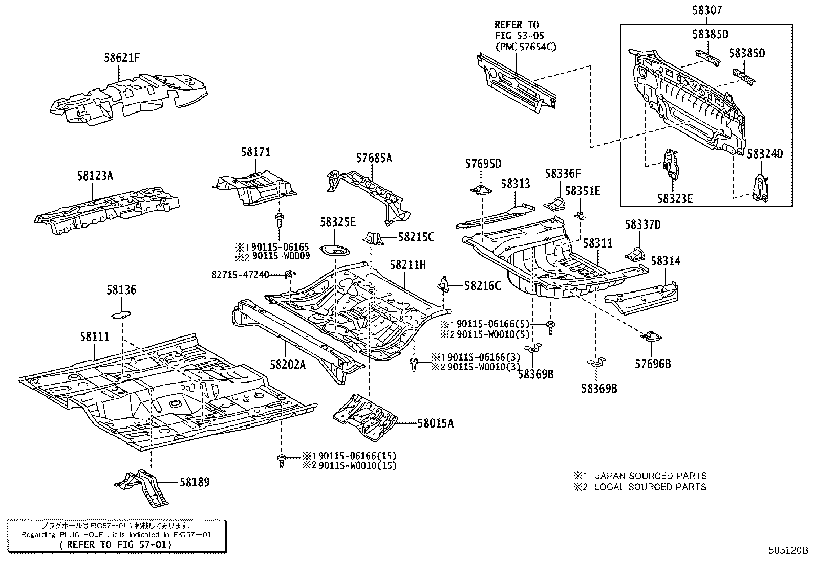 Floor Pan & Lower Back Panel