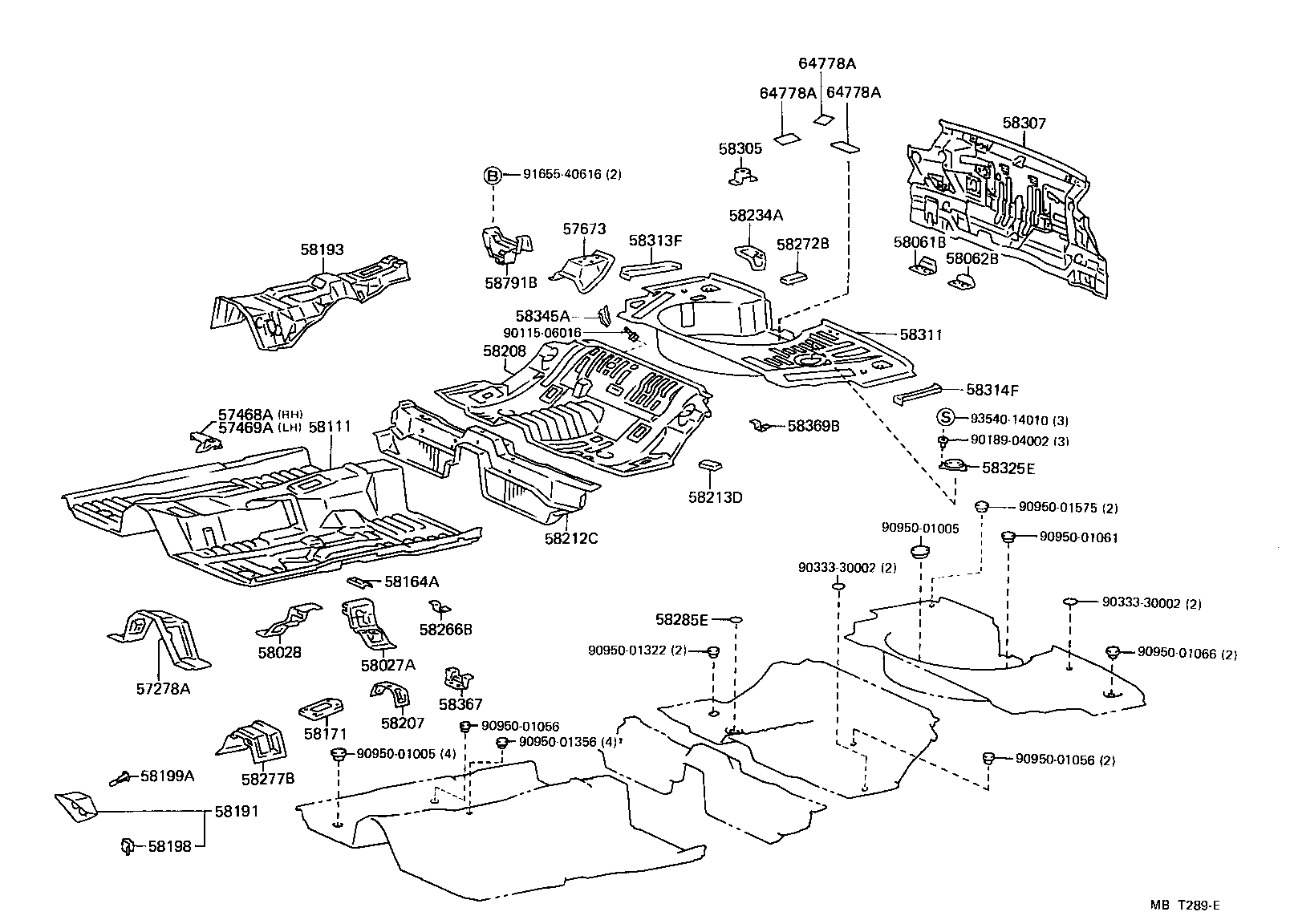 Floor Pan & Lower Back Panel