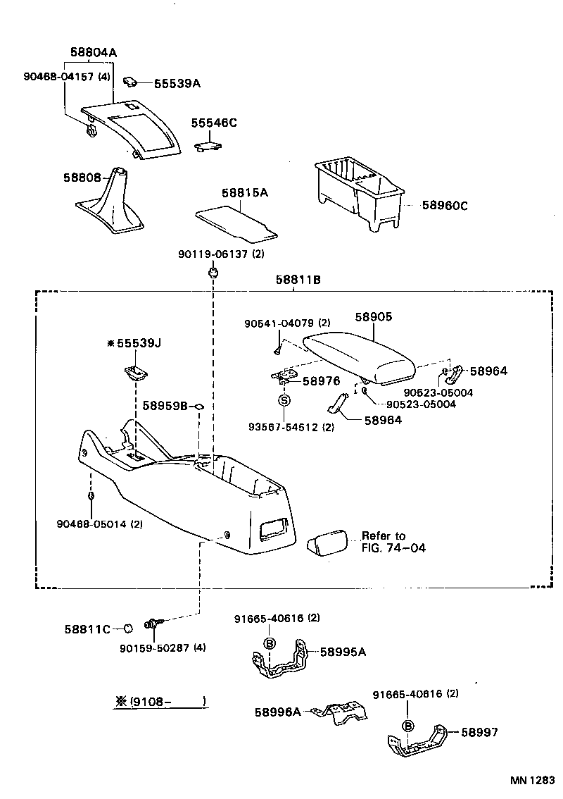 Console Box & Bracket