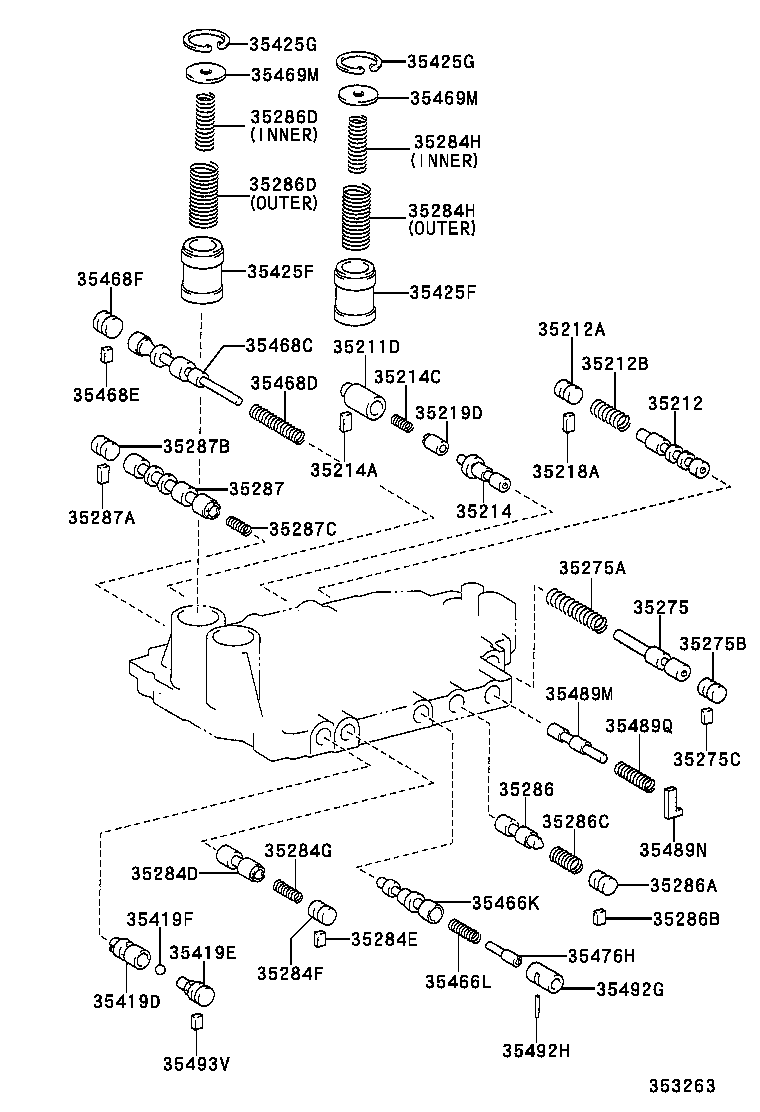 Valve Body Oil Strainer