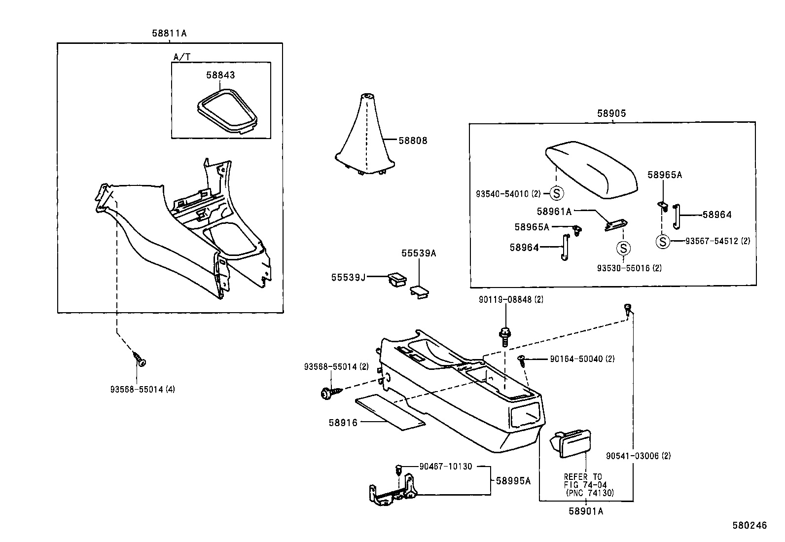 Console Box & Bracket