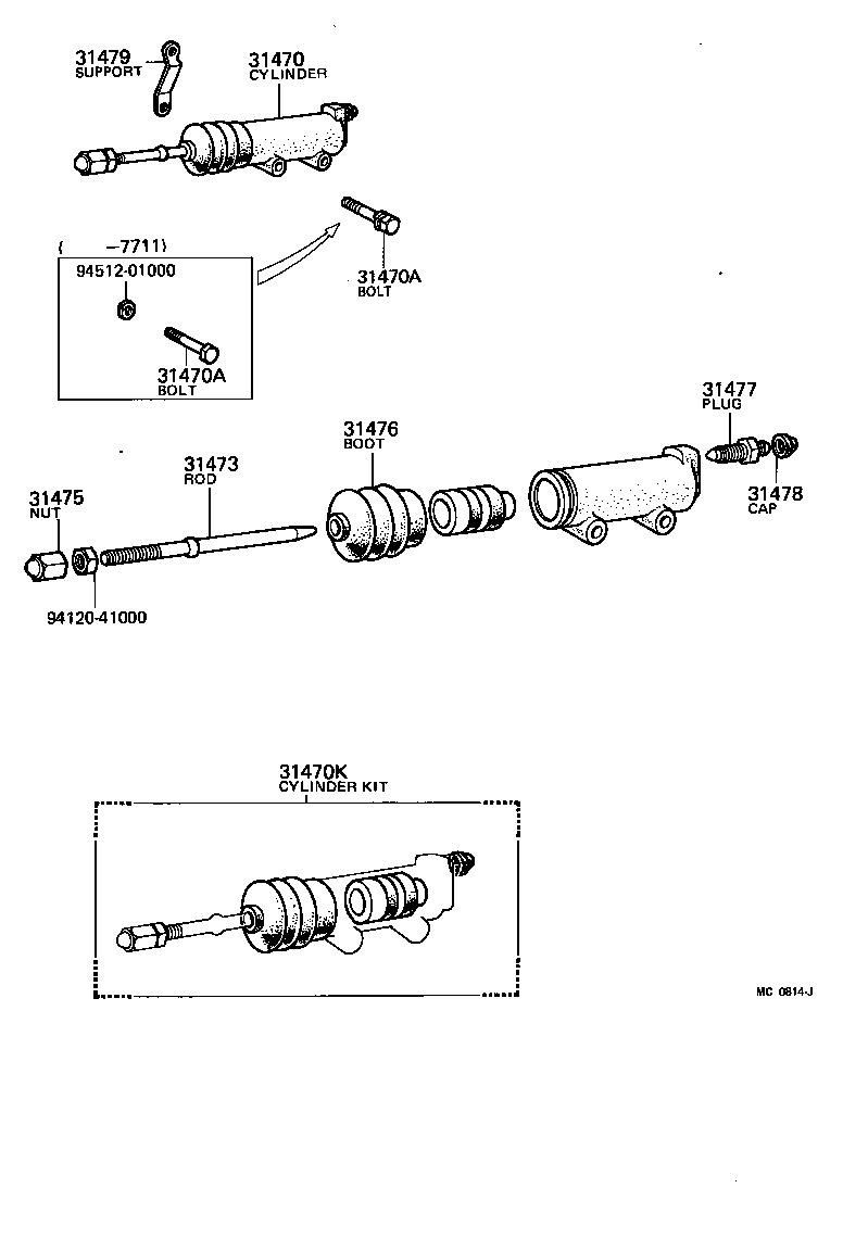 Clutch Release Cylinder