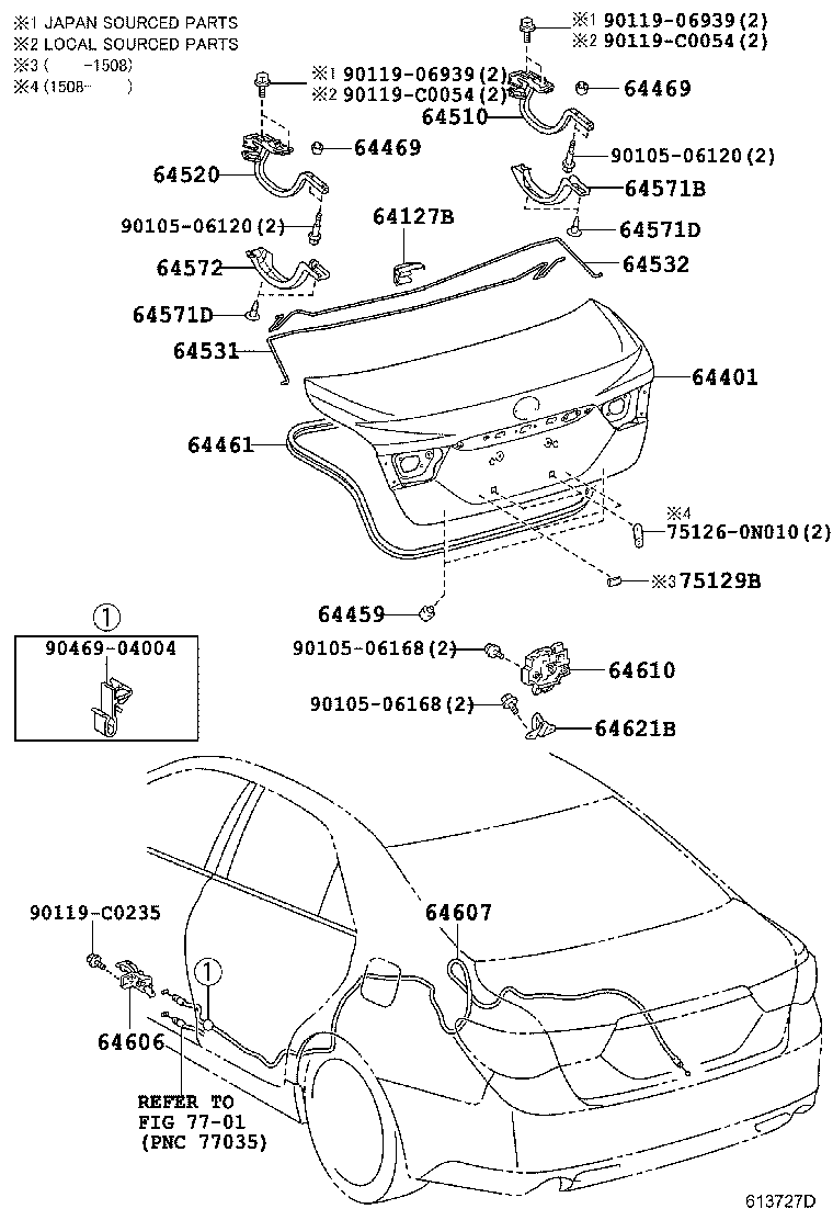 Luggage Compartment Door & Lock