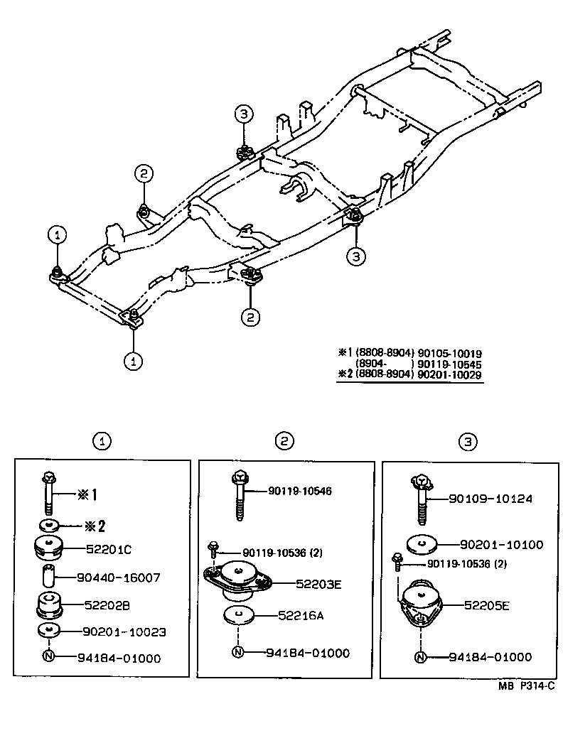 Cab Mounting & Body Mounting