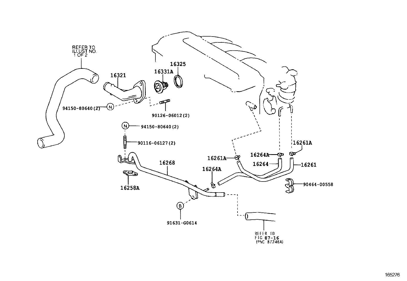Radiator Water Outlet
