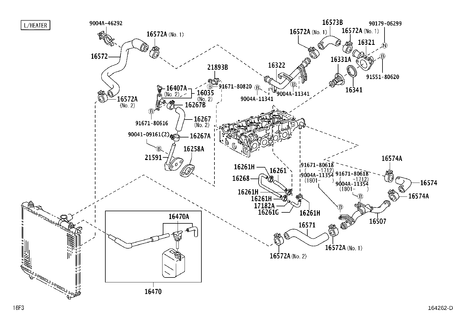 Radiator Water Outlet