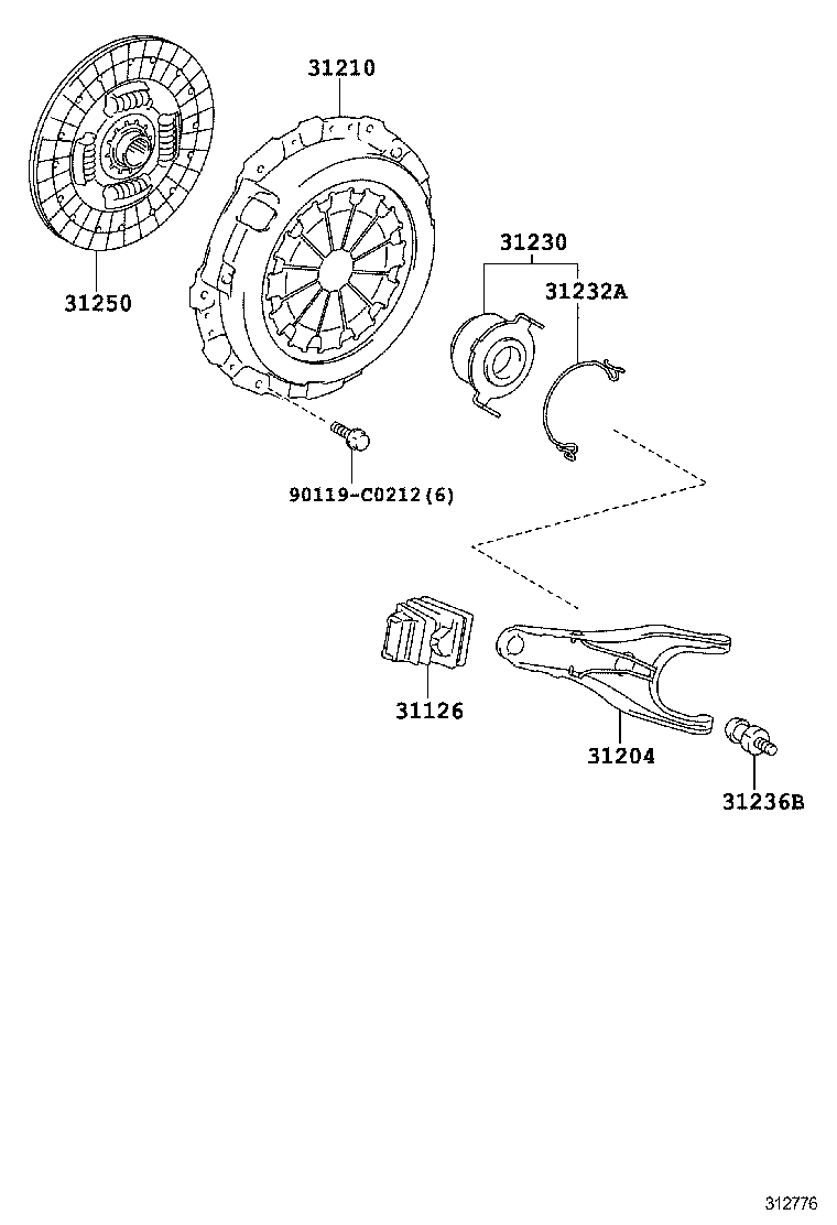 Clutch & Release Fork