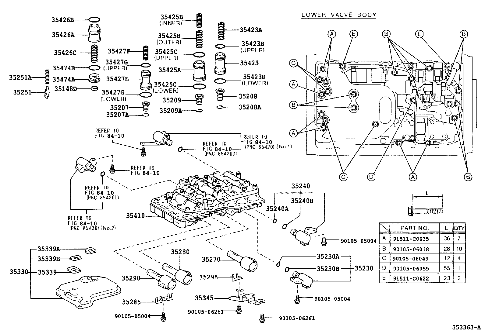 Valve Body Oil Strainer