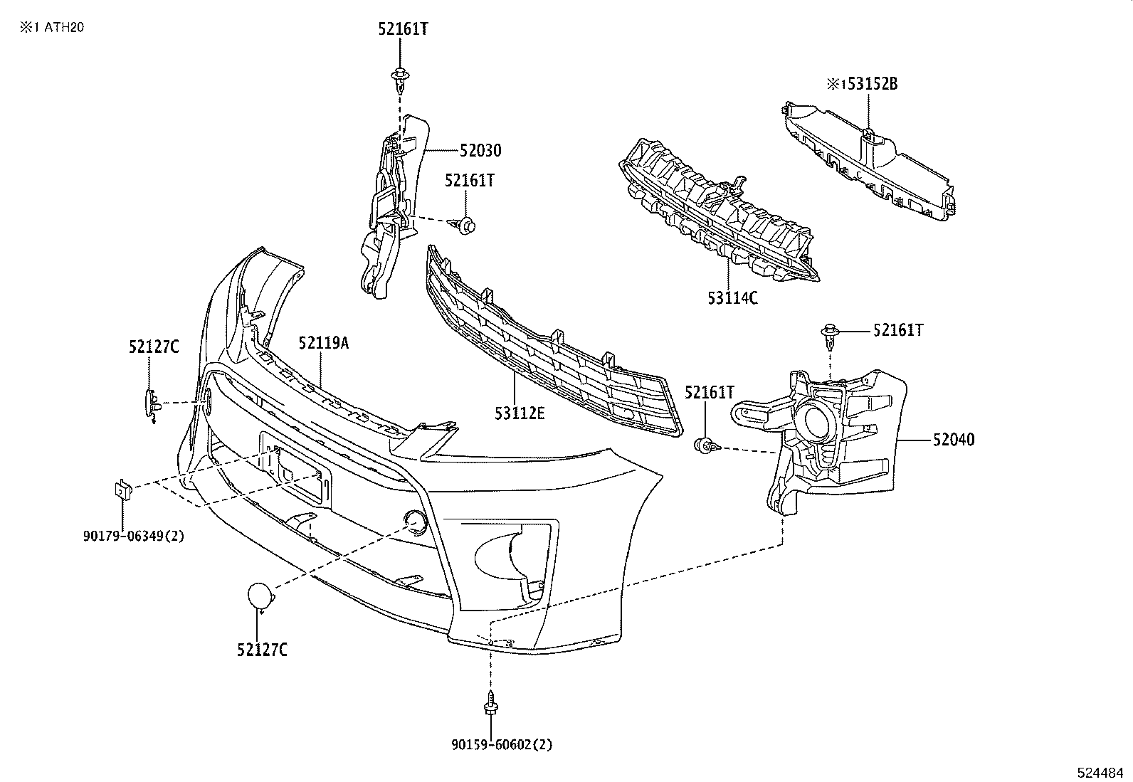 Front Bumper Bumper Stay