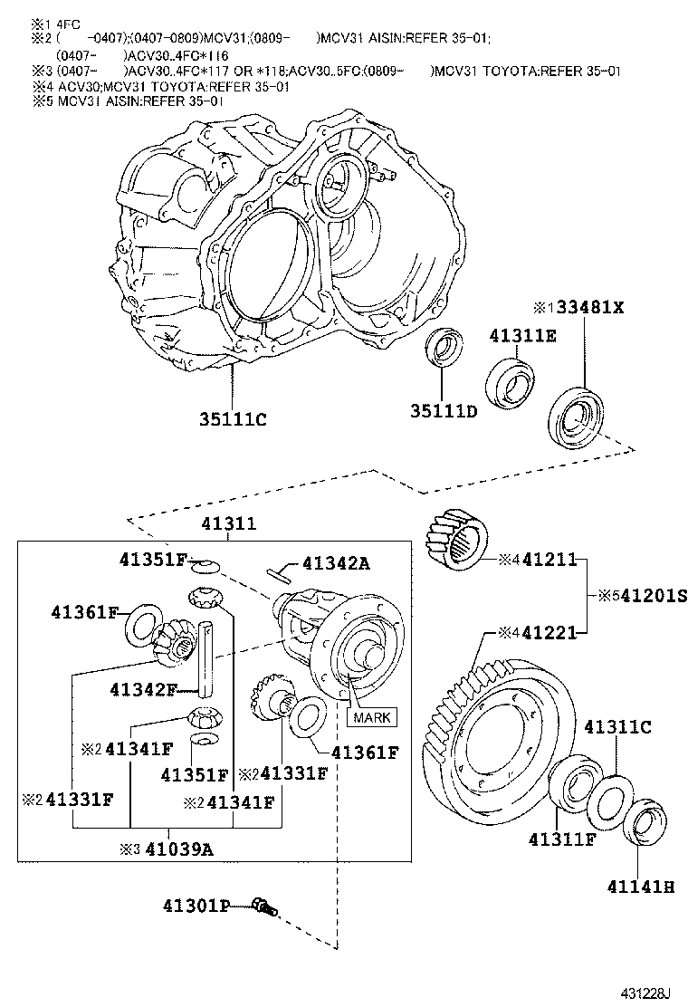 Front Axle Housing & Differential