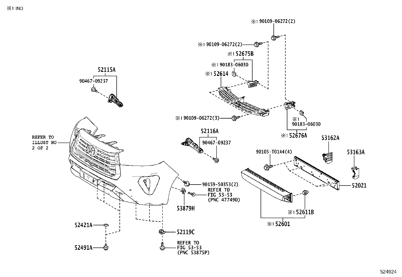 Front Bumper Bumper Stay