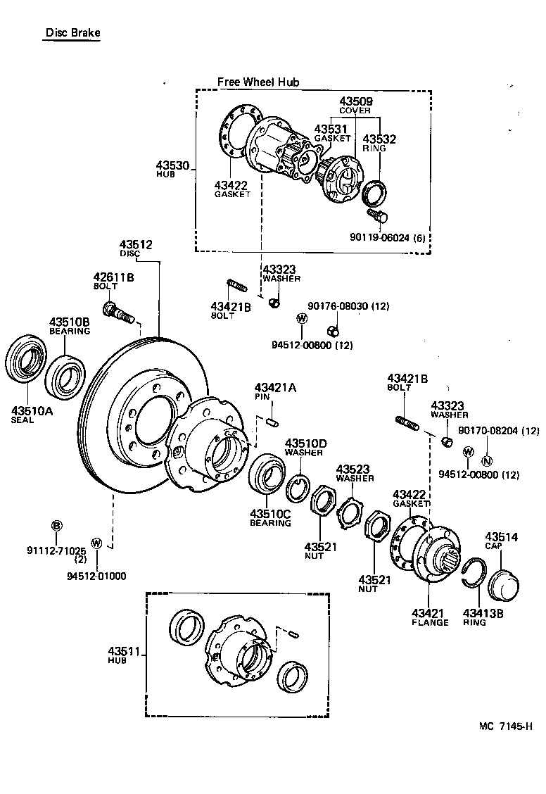 Front Axle Hub
