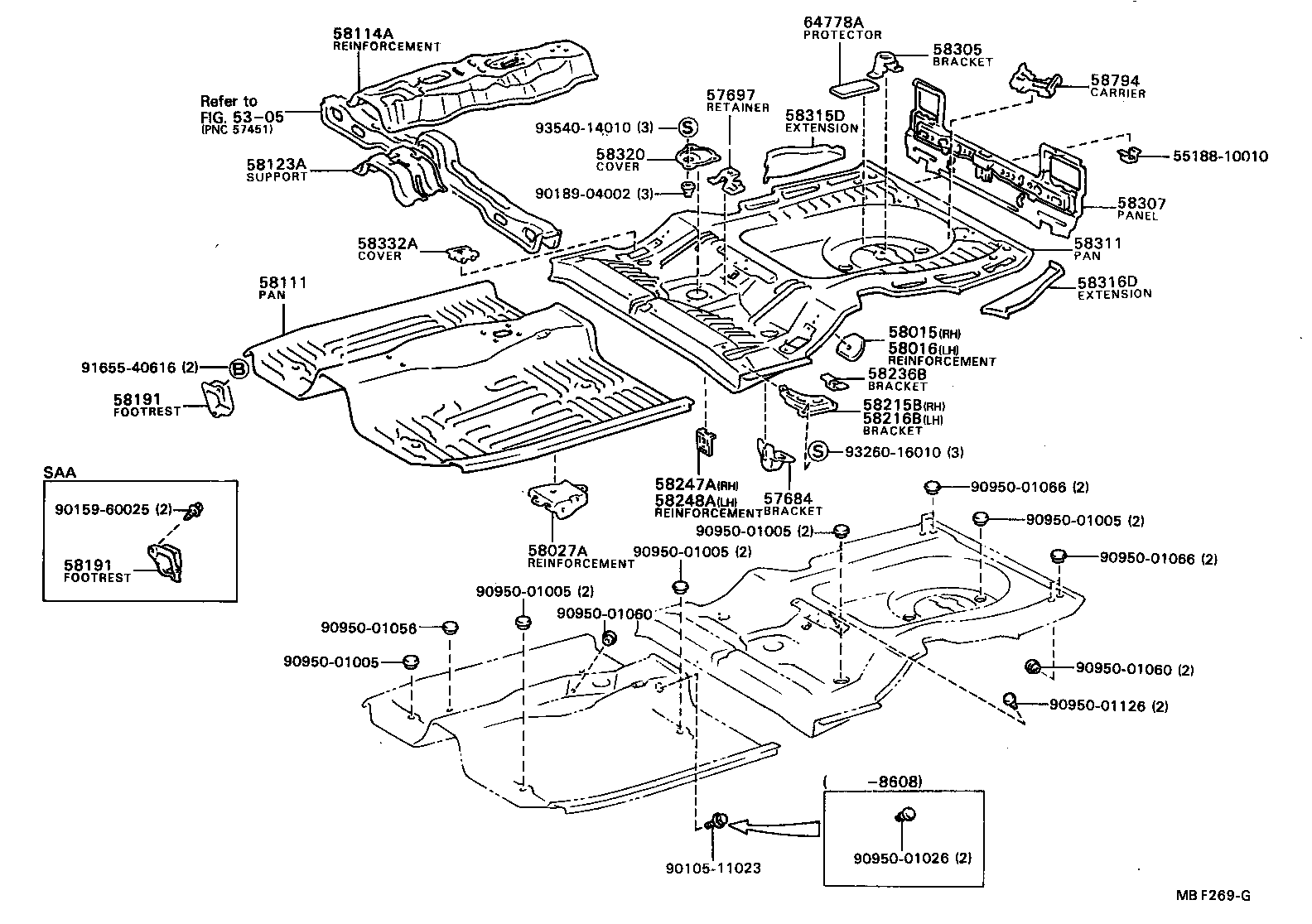 Floor Pan & Lower Back Panel