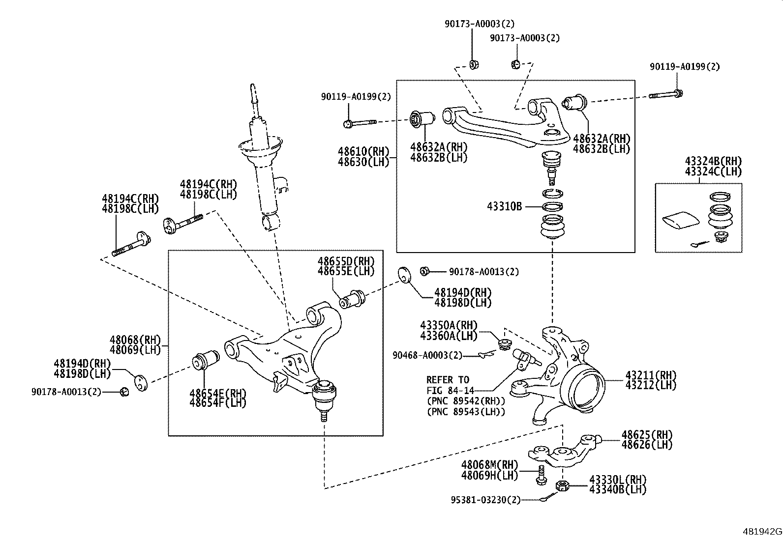 Front Axle Arm Steering Knuckle