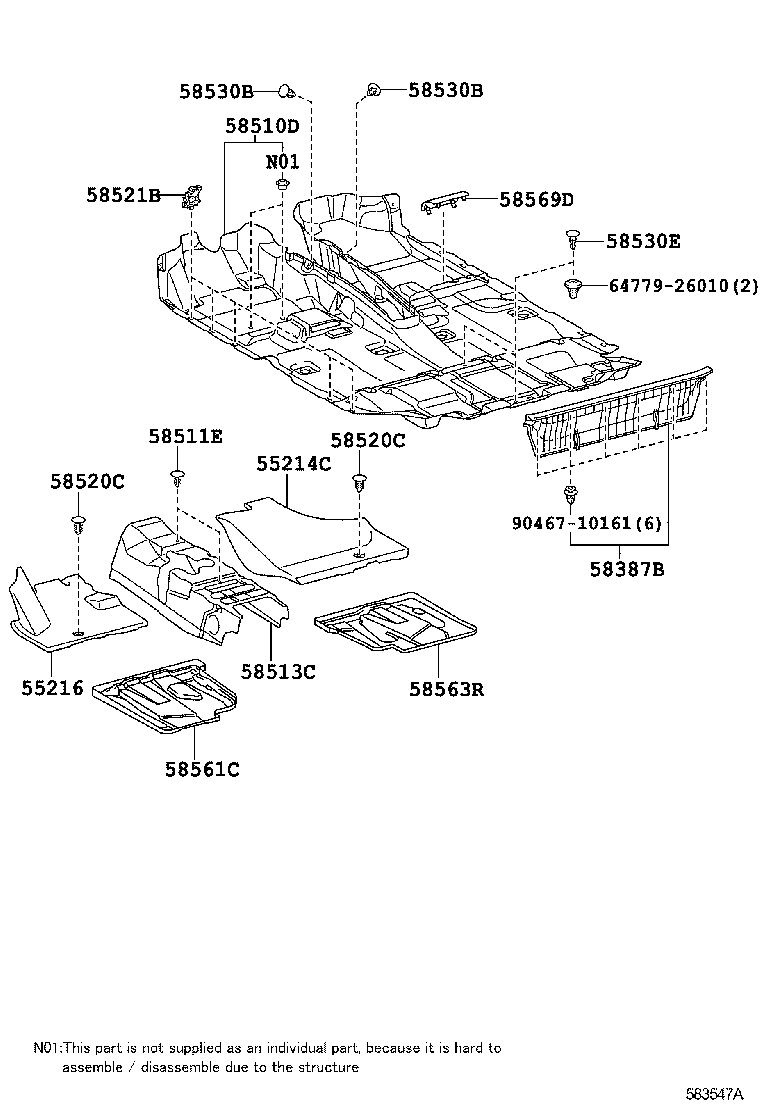 Floor Mat & Silencer Pad