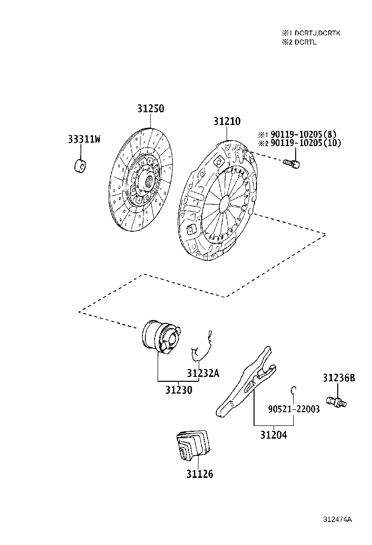 Clutch & Release Fork