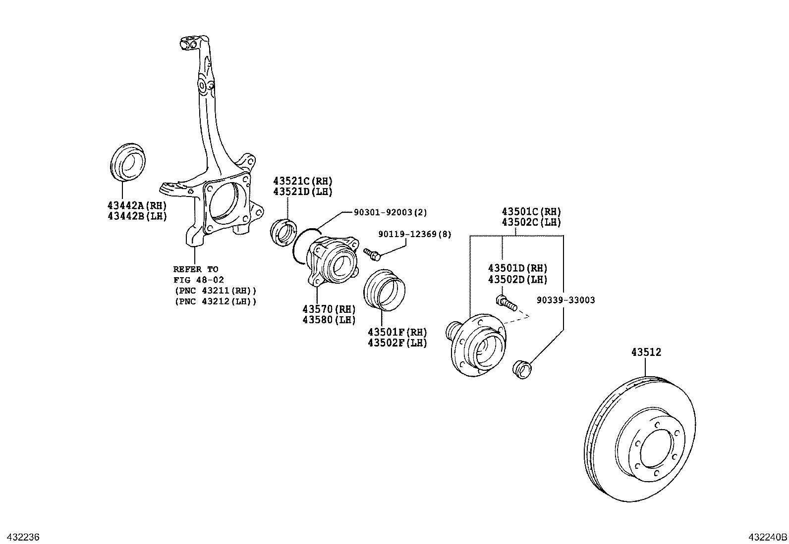 Front Axle Hub