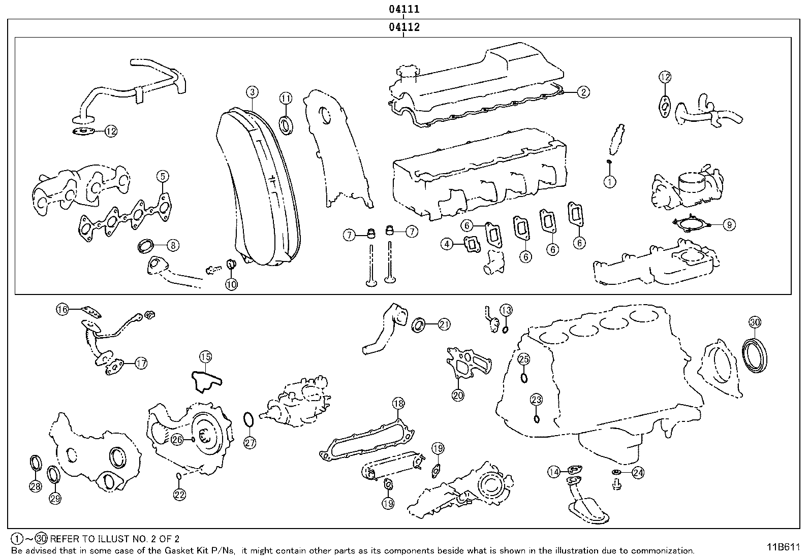 Engine Overhaul Gasket Kit