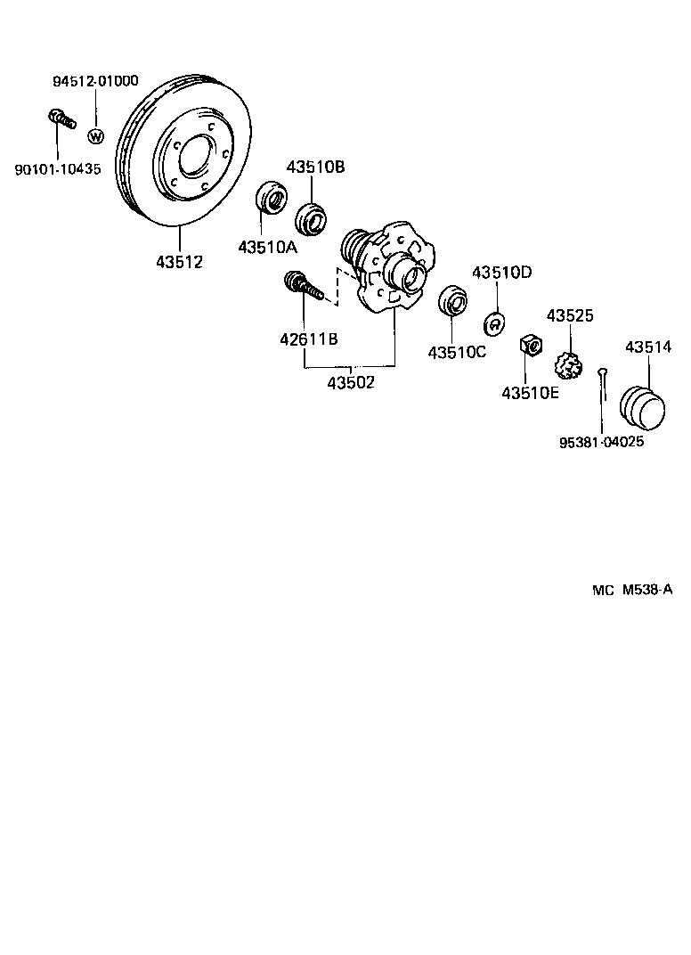 Front Axle Hub