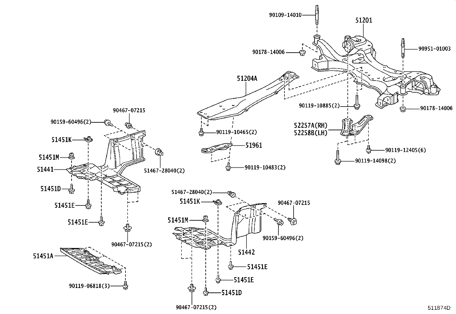 Suspension Crossmember & Under Cover