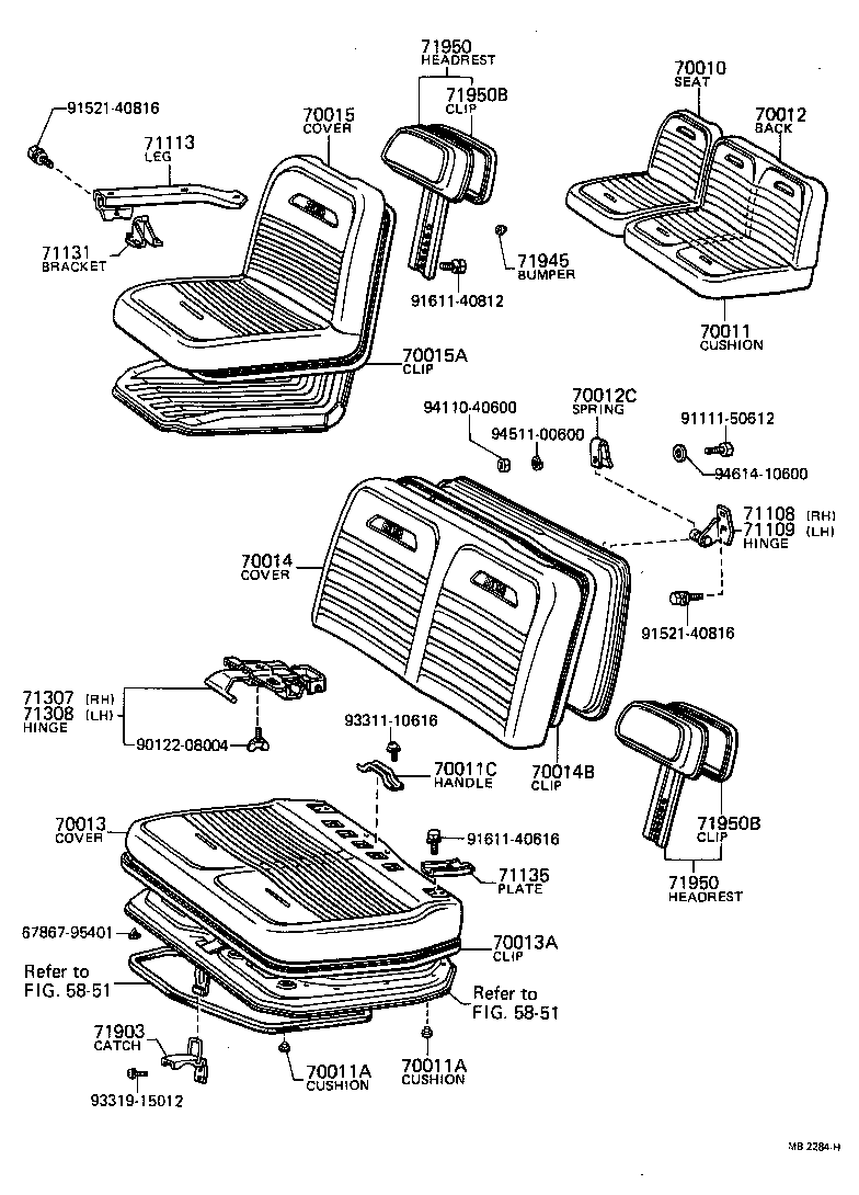 Asiento y pista del asiento