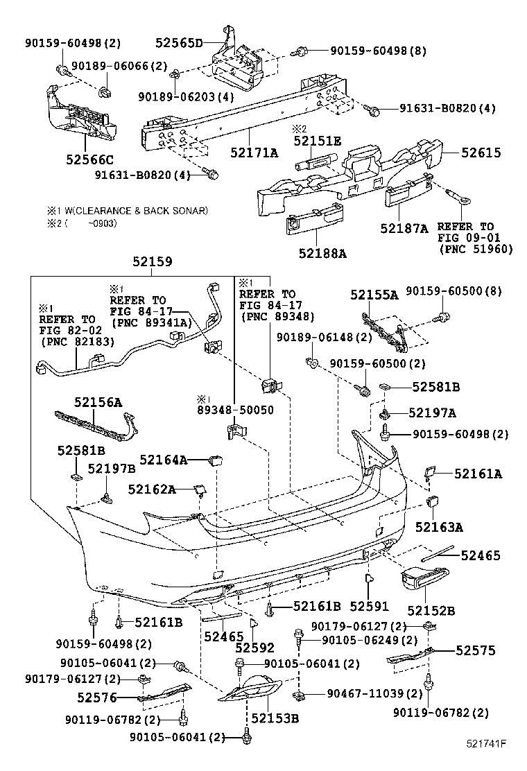 Rear Bumper & Bumper Stay