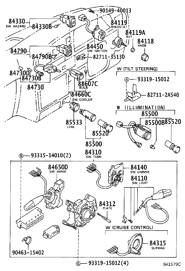 Interruptor y relé y computadora