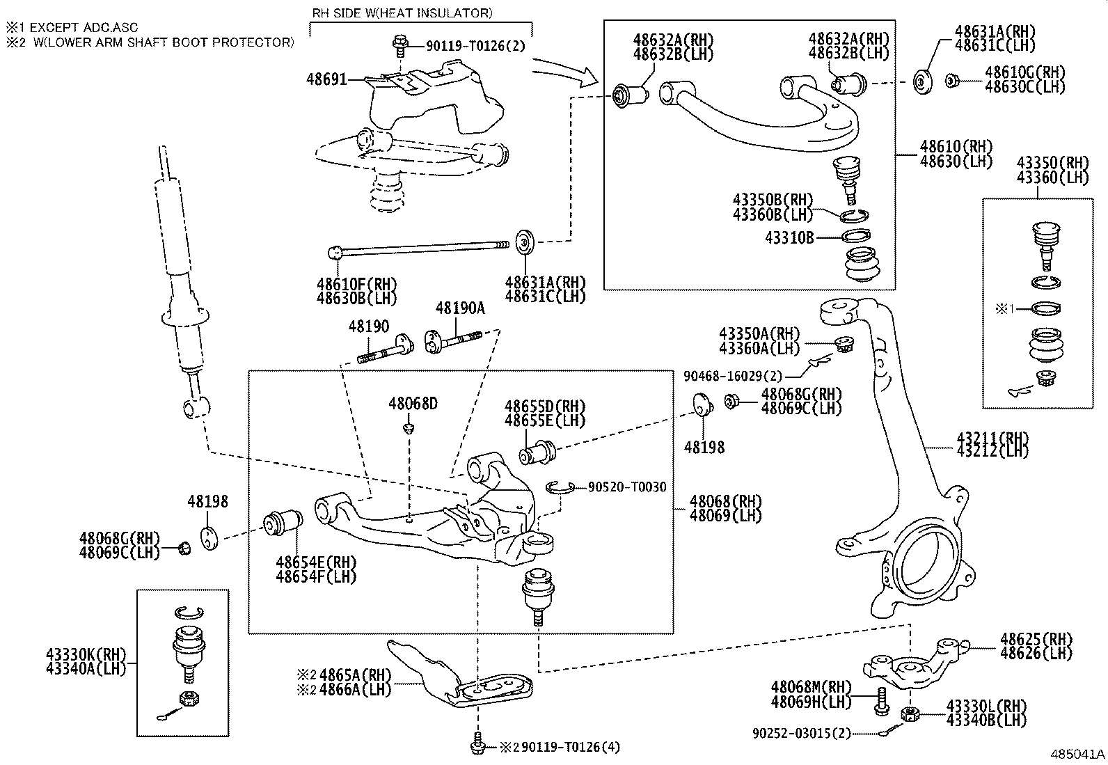 Front Axle Arm Steering Knuckle