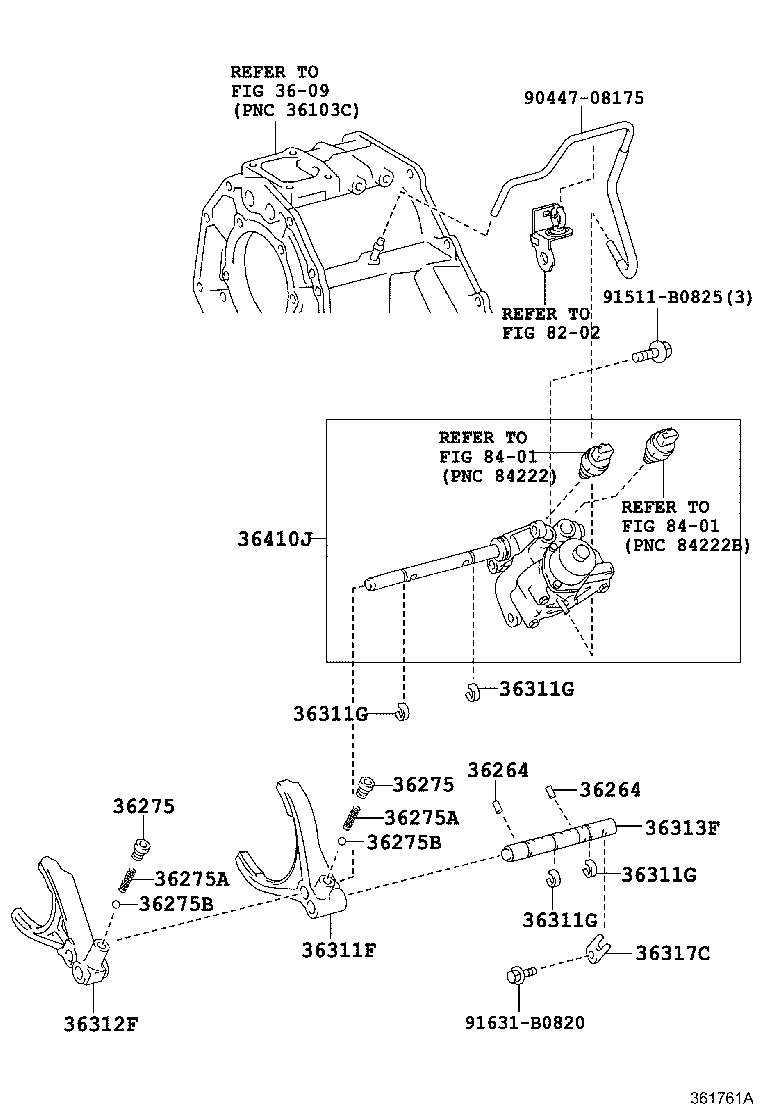 Transfer Lever & Shift Rod