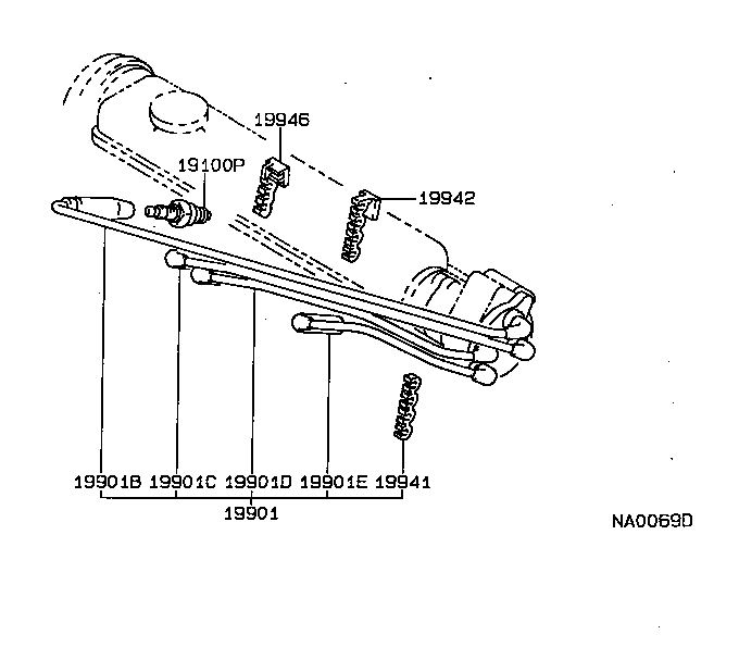 Ignition Coil Spark Plug Glow Plug