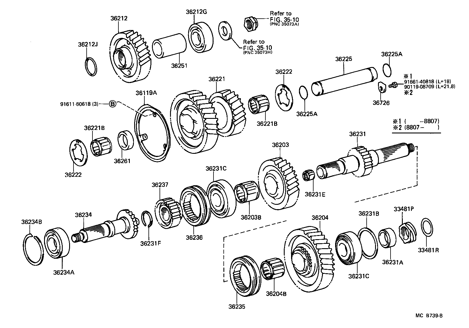 Transfer Gear