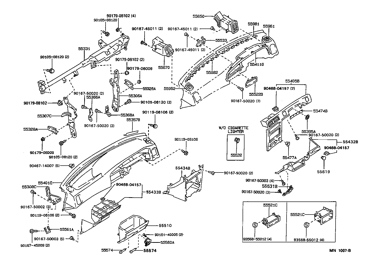 Instrument Panel Glove Compartment