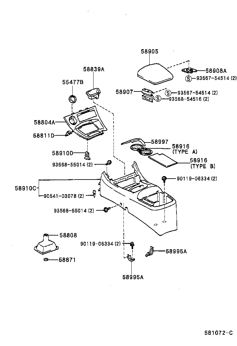 Console Box & Bracket