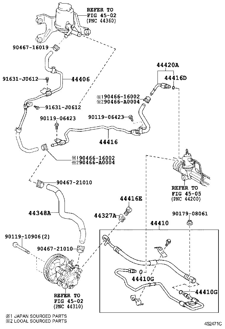 Tubo de dirección asistida