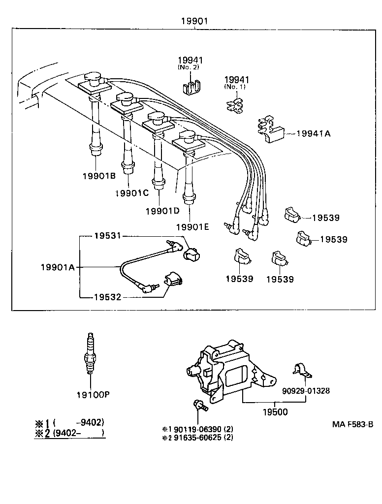 Ignition Coil Spark Plug Glow Plug