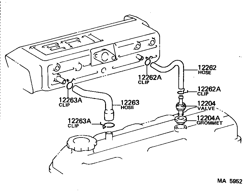 Manguera de ventilación