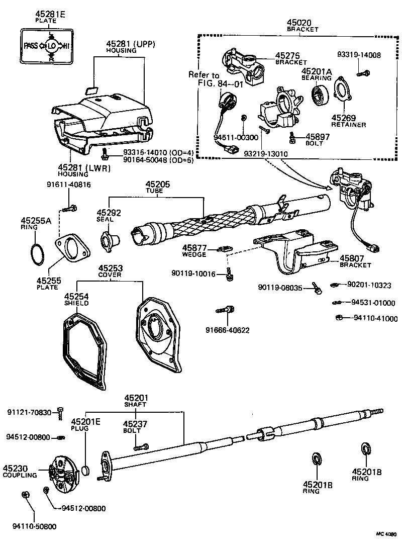 Steering Column & Shaft