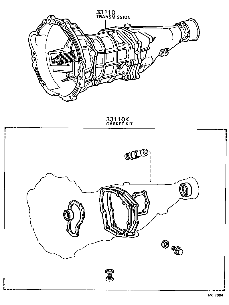 Transaxle Or Transmission Assy & Gasket Kit