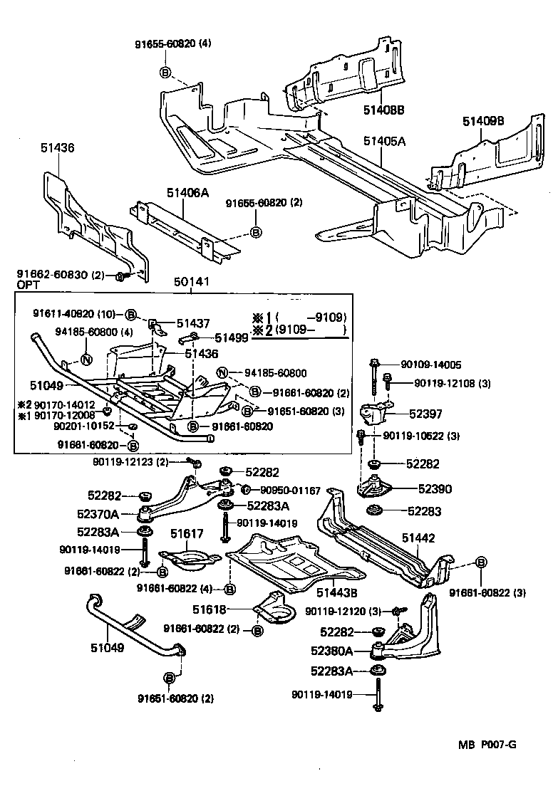 Suspension Crossmember & Under Cover