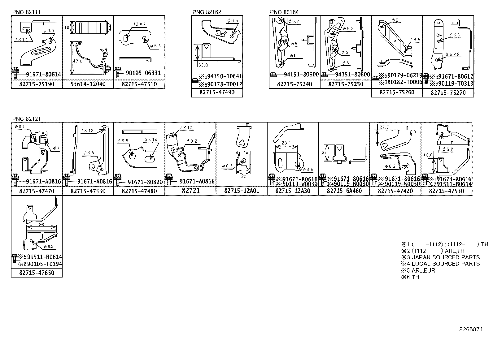 Cableado y abrazadera