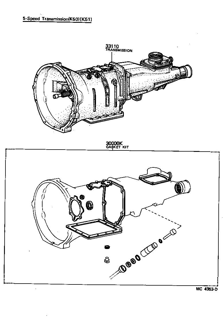 Transaxle Or Transmission Assy & Gasket Kit