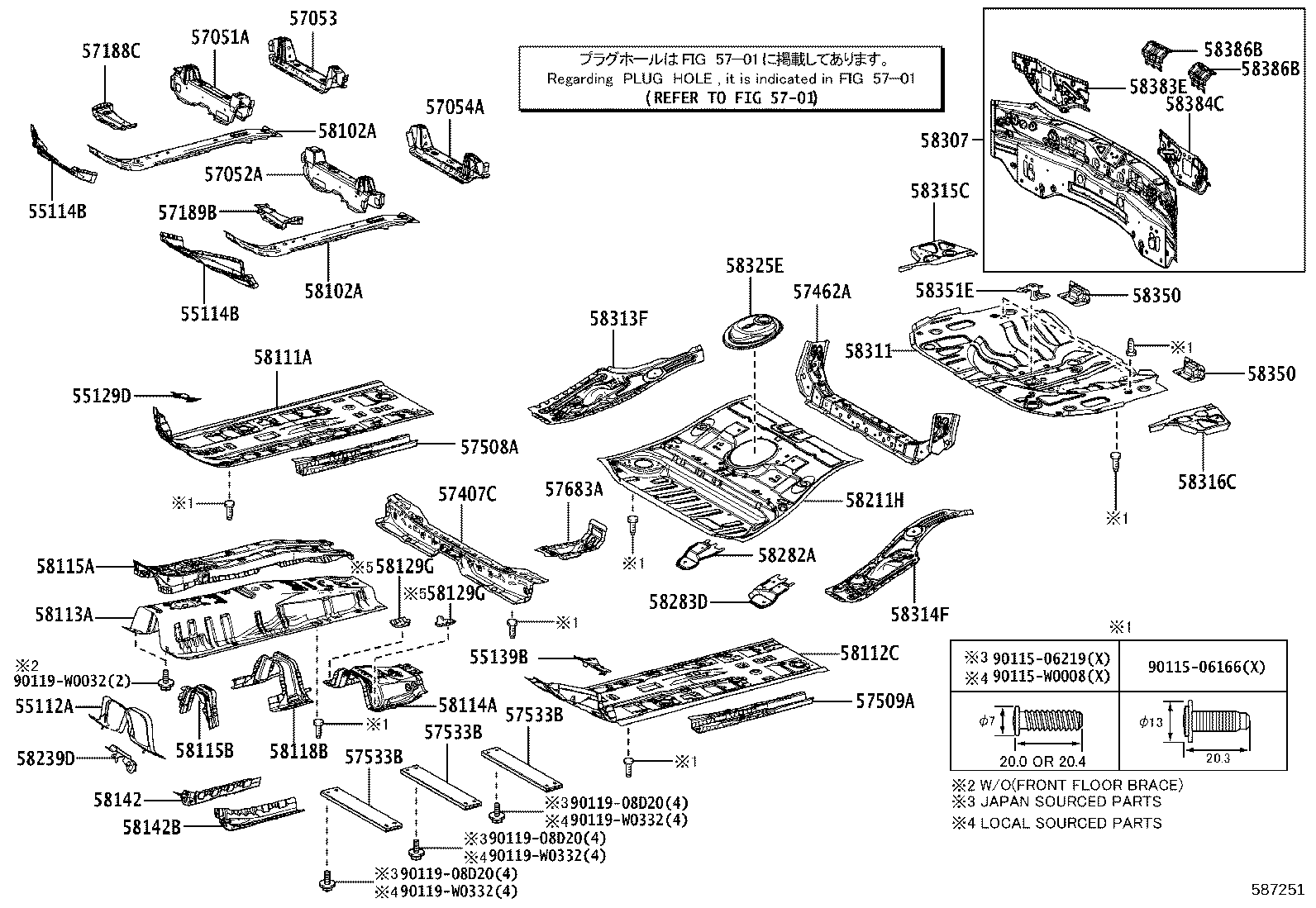Floor Pan & Lower Back Panel