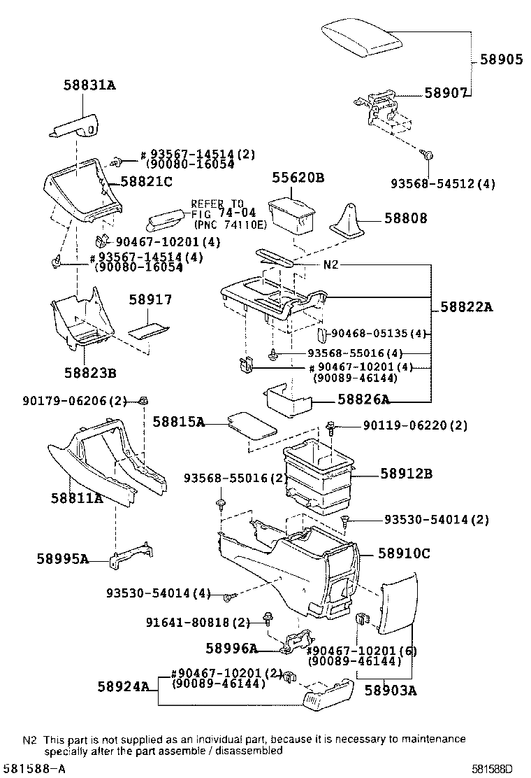 Console Box & Bracket