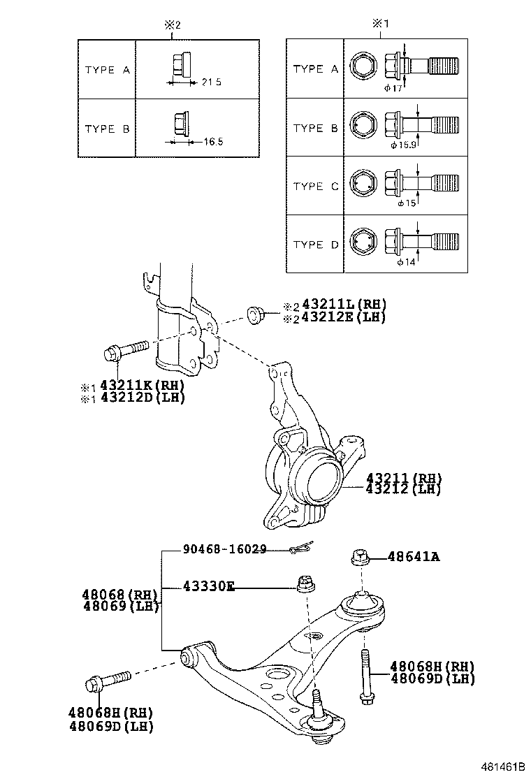 Front Axle Arm Steering Knuckle