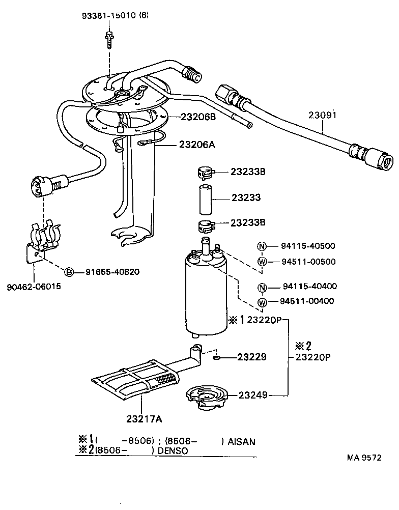 Sistema de inyección de combustible