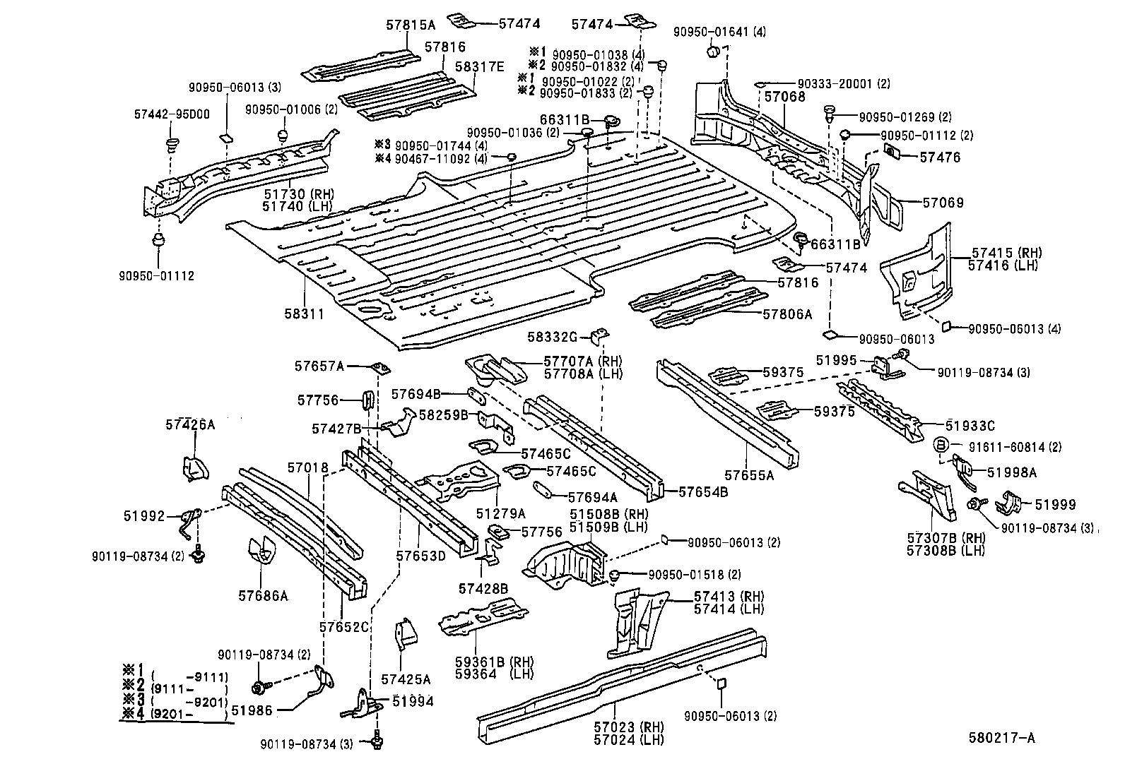 Rear Floor Panel