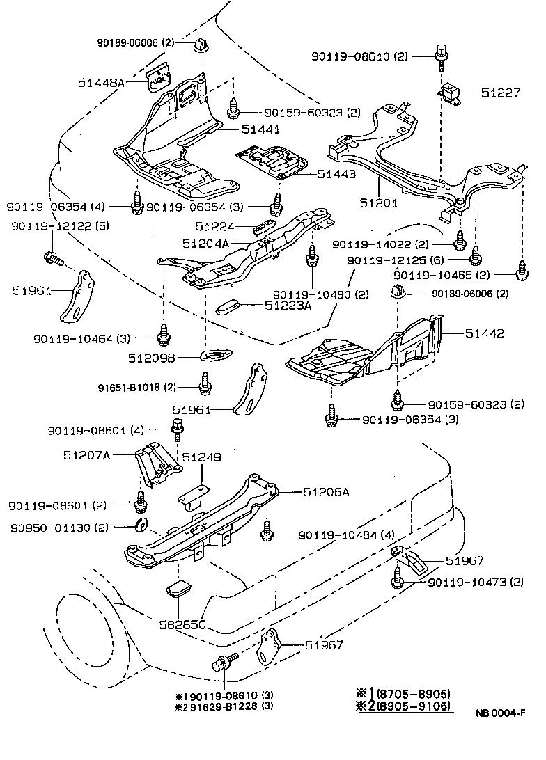 Suspension Crossmember & Under Cover