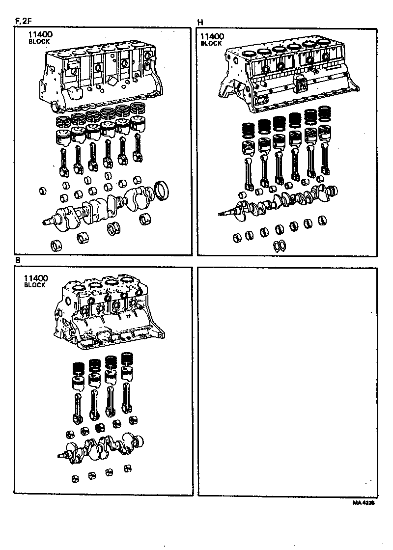 Conjunto de bloque corto