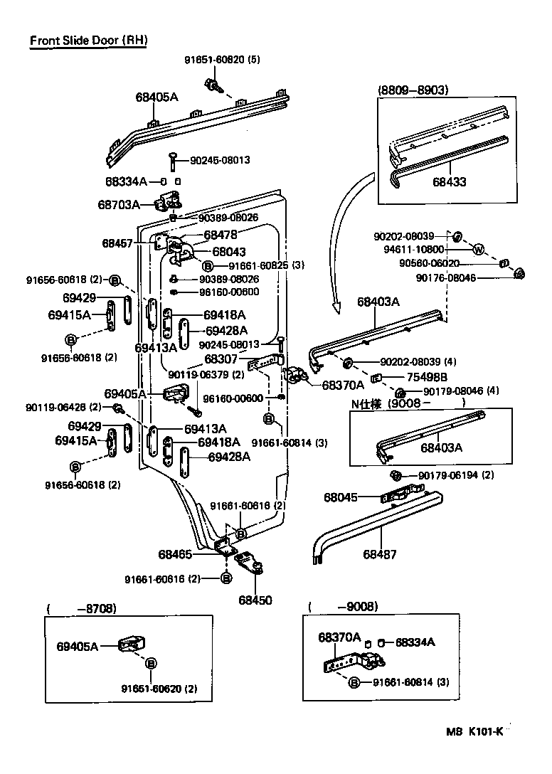 Slide Roller & Rail