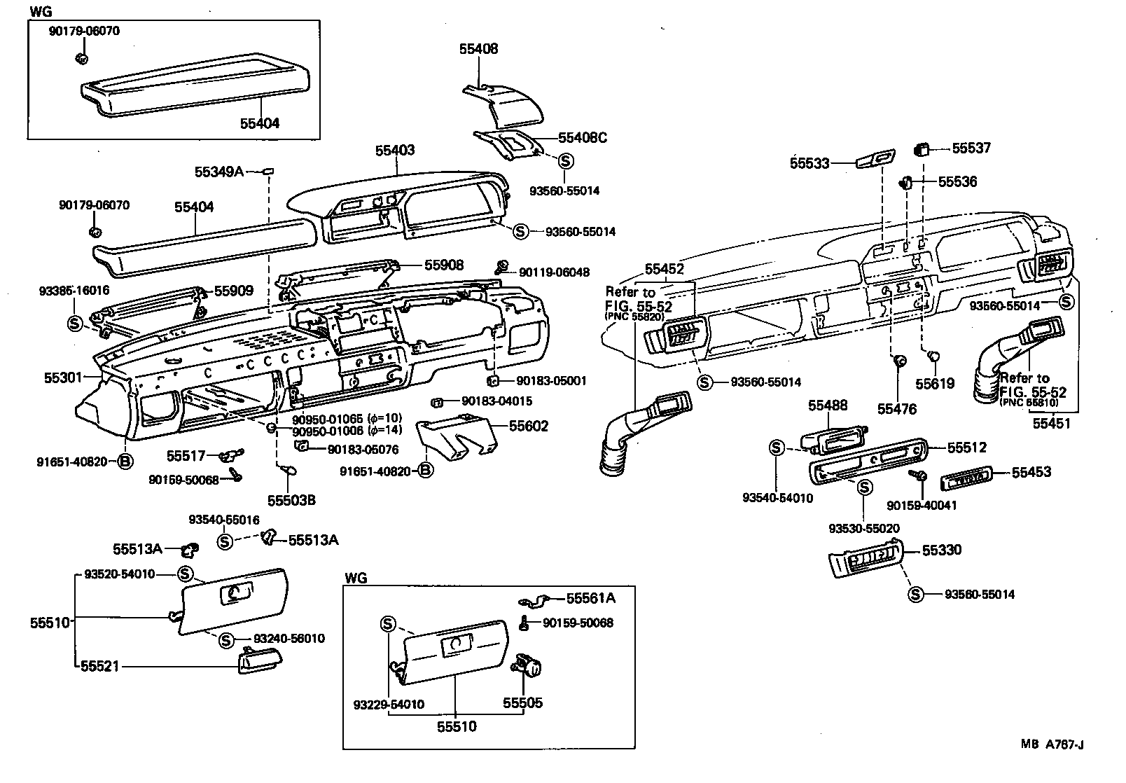 Instrument Panel Glove Compartment